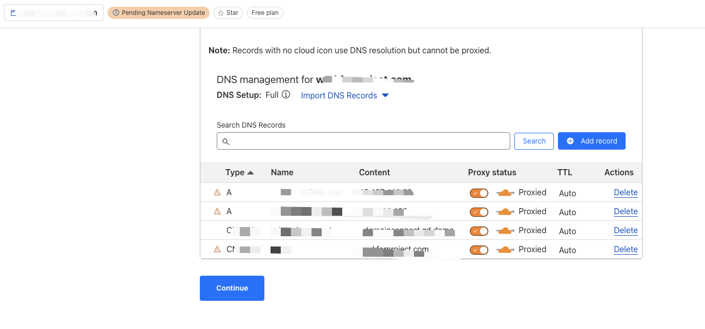 Confirm DNS Records 